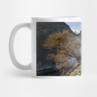 A Winter's day at Peter's Stone, Cressbrook Dale, England Mug